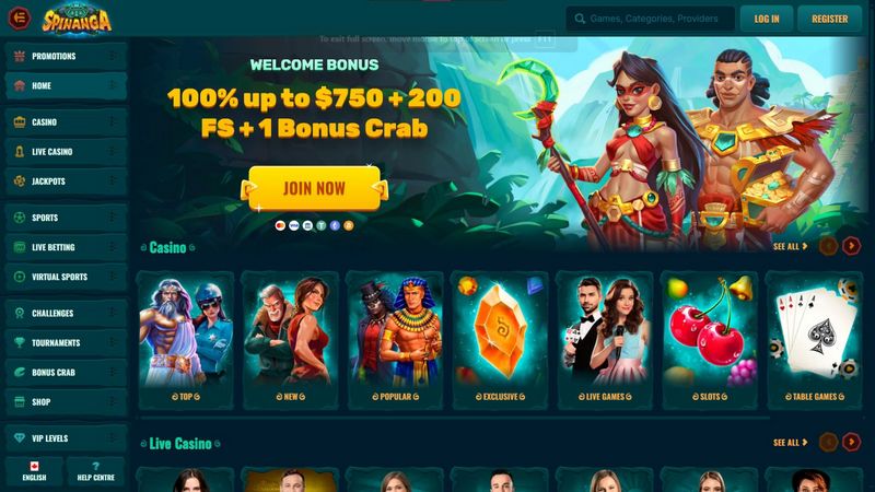 Κίνητρο Spinanga 100% έως 500 EUR + 200 Δωρεάν Περιστροφές